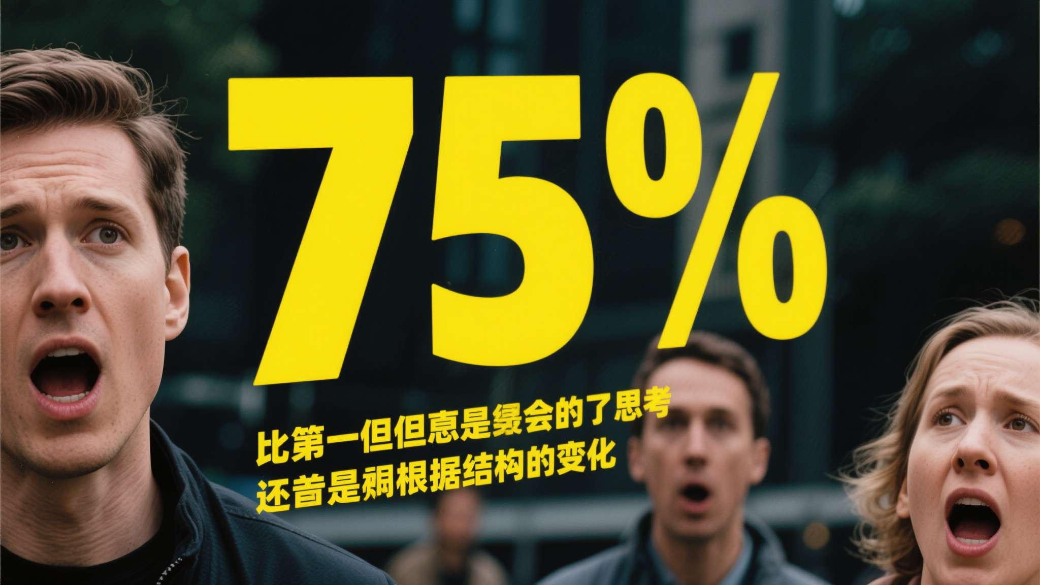 很多人看到"75%"这个数字的第一反应是震惊，但更值得思考的是这背后的结构性变化