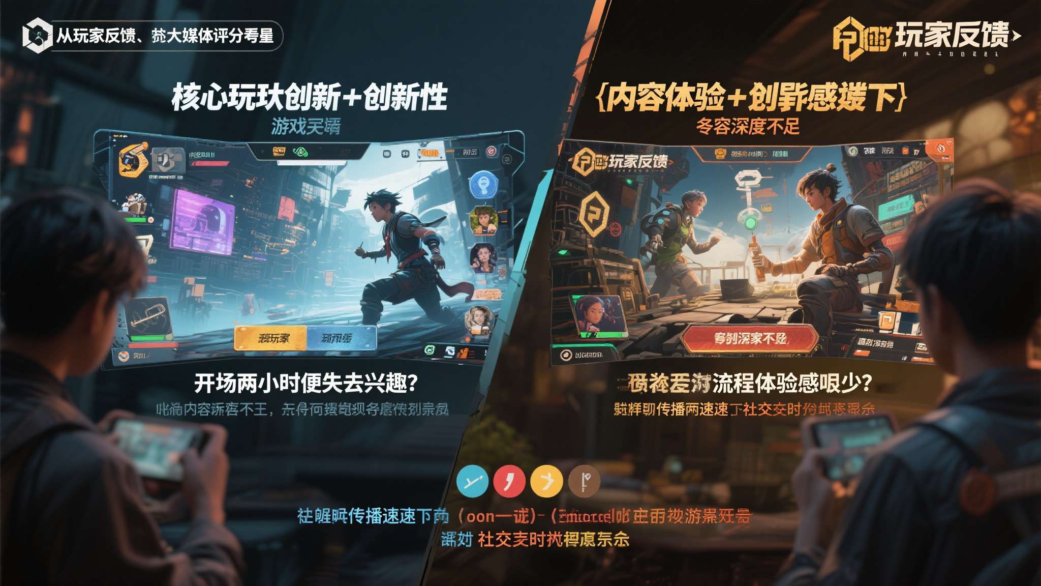 从玩家反馈和各大媒体评分来看，两款游戏在核心玩法创新性上均表现平平，内容深度不足